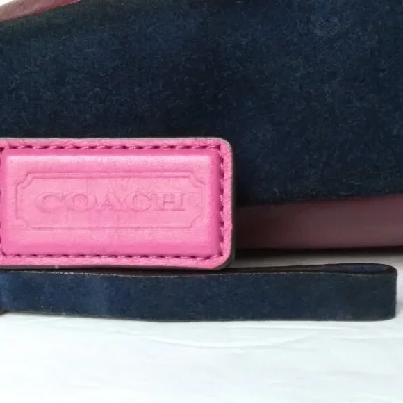 Coach Park Quilted Colorblock Crossbody Satchel Practical Vibrant Statement Bag - Picture 7 of 15